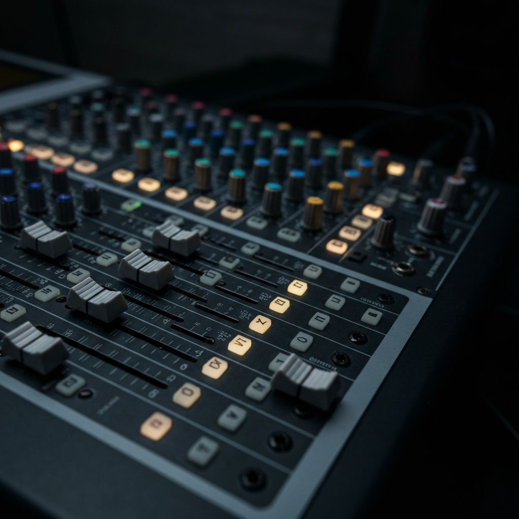 Mesa de som profissional